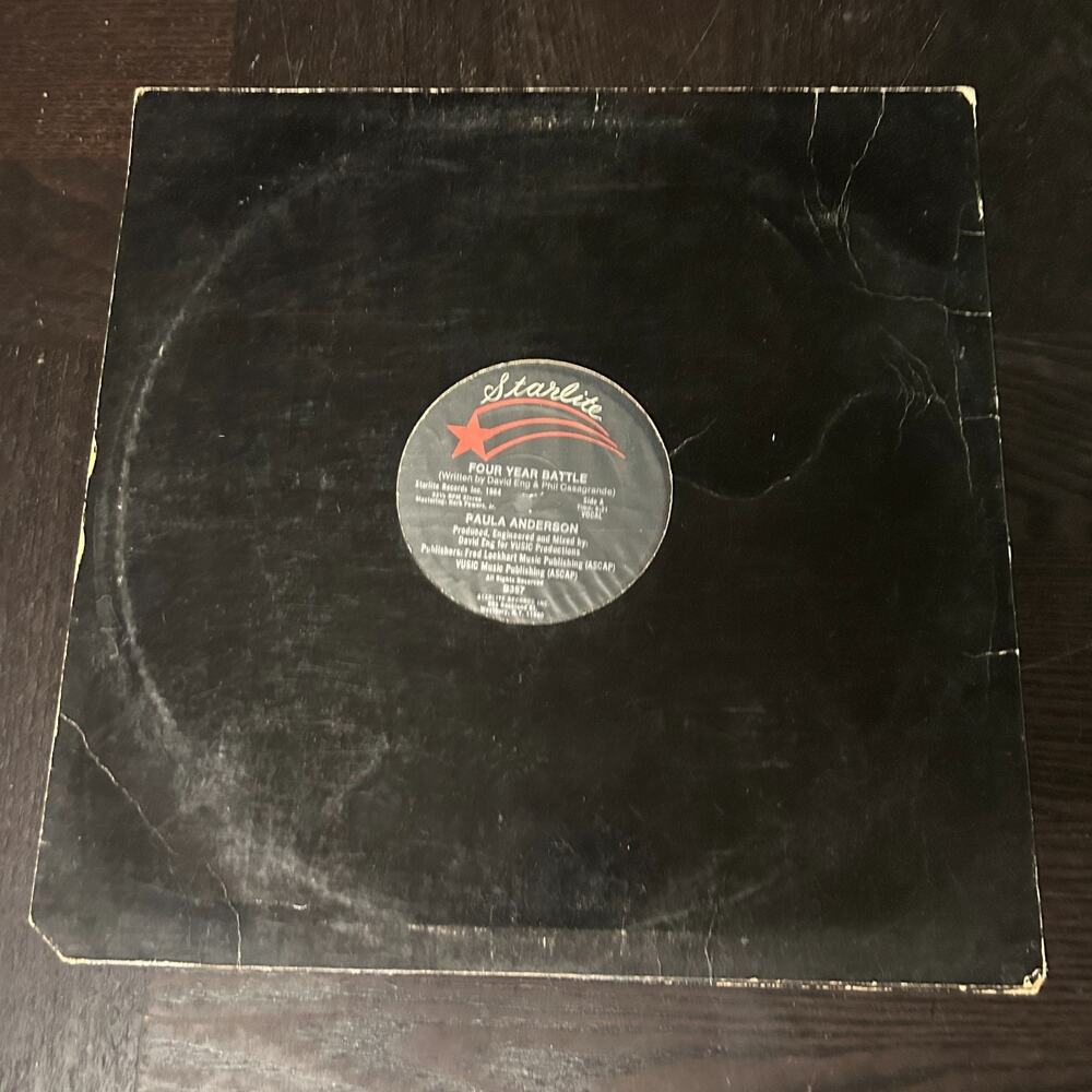 Paula Anderson - Four Year Battle 12-In Record Vinyl 12"